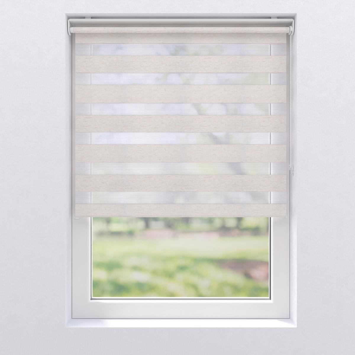 Doppelrollo 70x150 Cm Mit Kettenzug - Naturfarben, Basics, Textil (70/150cm)
