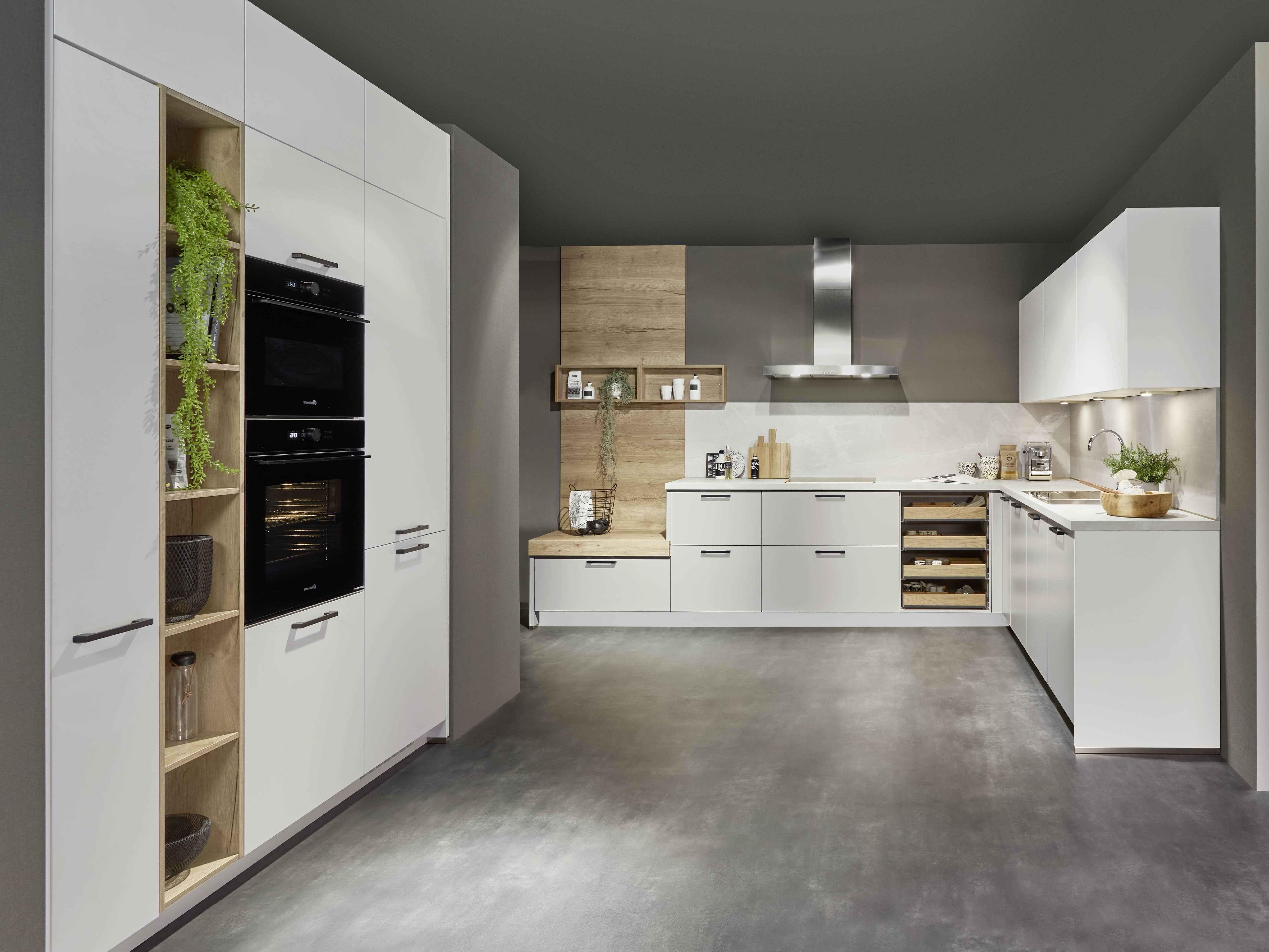 Einbauküche Sandfarben Planbar In Sand - Sandfarben, MODERN, Holzwerkstoff - Vertico