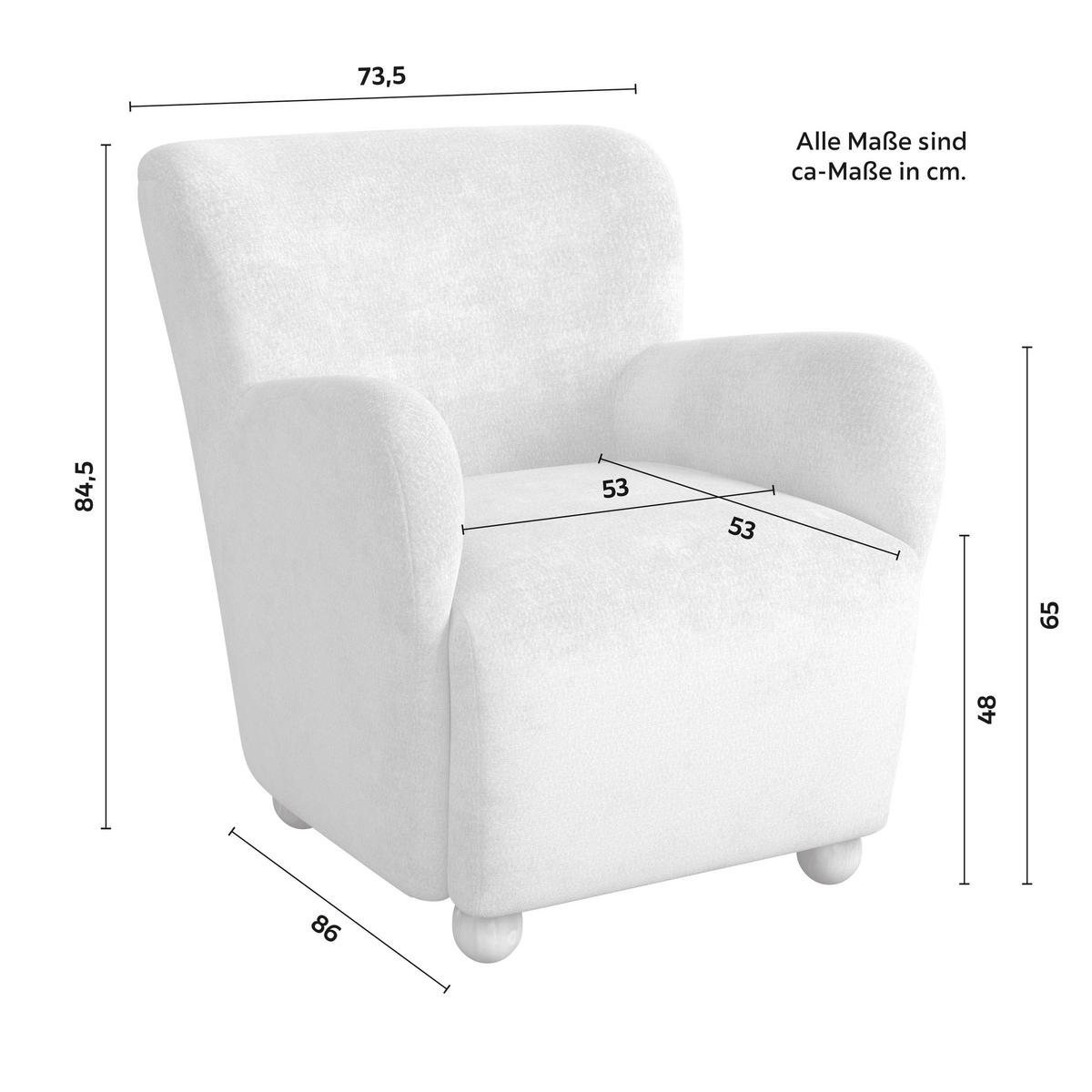 Kreslo LEA, béžová ženilka, max. 140 kg - prírodná farba/béžová, Modern, kov/drevo (76/85/84cm)
