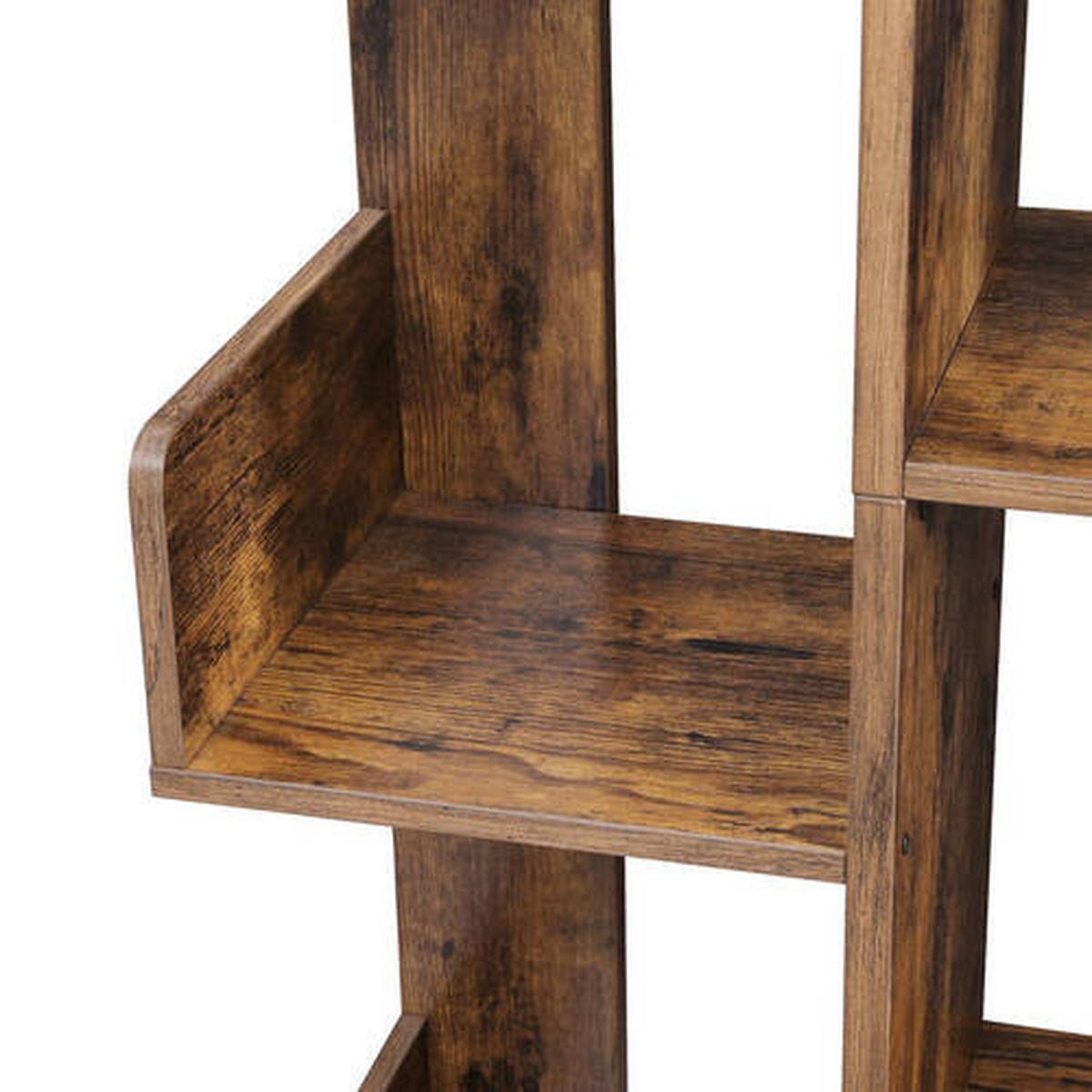 Bücherwand Iron B: 86 cm Braun - Braun, Basics, Holzwerkstoff (86/140/25cm) - Boxxx