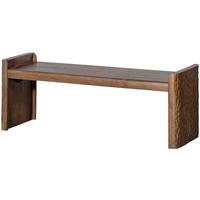 Garderobenbank Prop Braun B: 120 cm - Braun, Design, Holz (120/40/45cm) - Livetastic