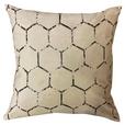 Zierkissen Maja 45x45 cm Polyester Beige mit Zipp - Beige, MODERN, Textil (45/45cm) - Luca Bessoni