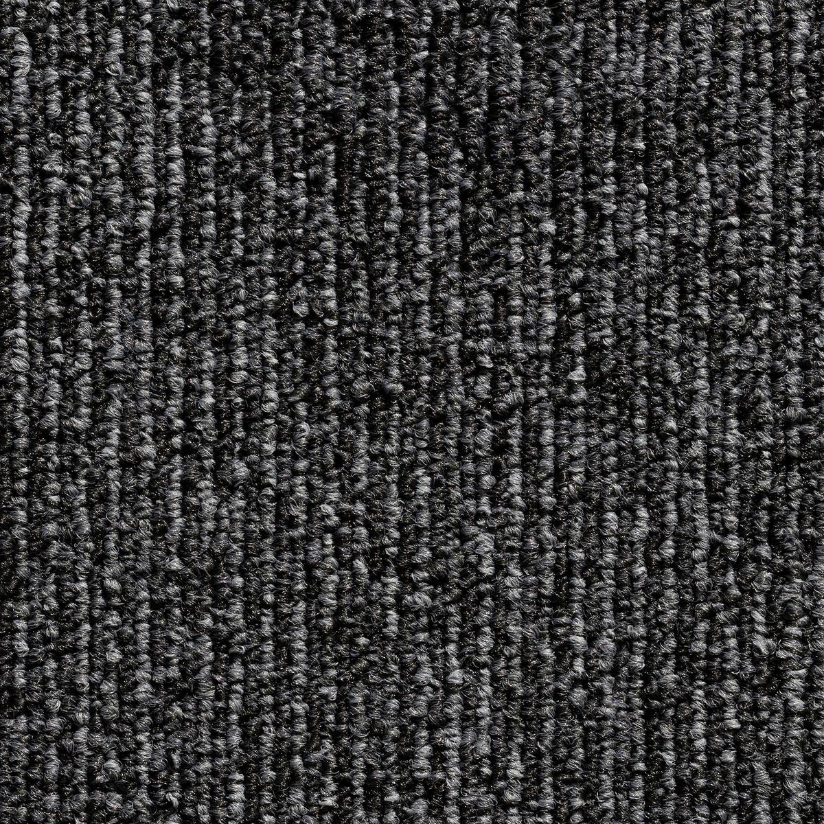 Teppichfliese Dunkelgrau Marmaris 50x50 cm Florhöhe 3mm - Dunkelgrau, Basics, Textil (50/50cm)