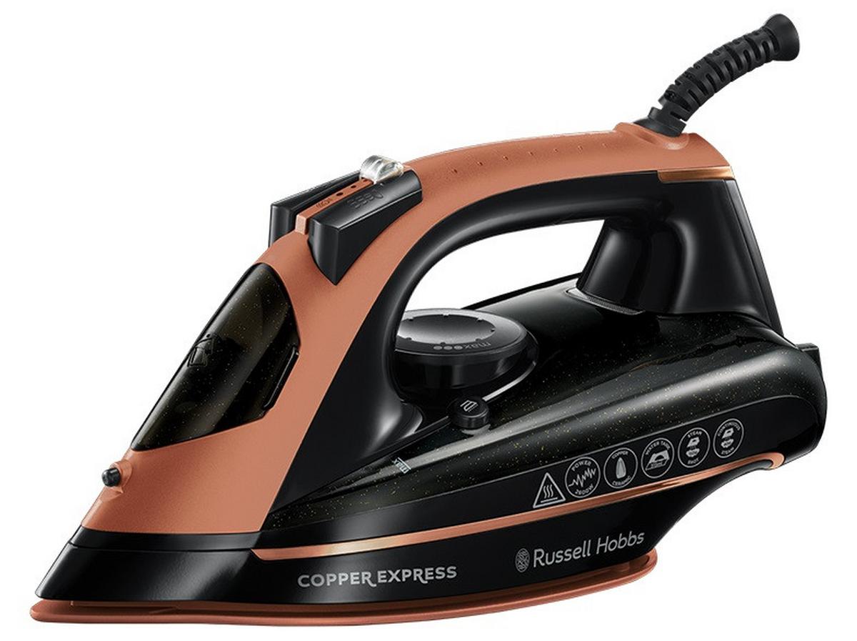 Gőzölős Vasaló Russell Hobbs Cooper Express - sötétnarancs/fekete, Basics, fém