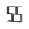 Beistelltisch Homemania Kaffeetisch - Anthrazit, Design, Holzwerkstoff (60/20/60cm) - Livetastic