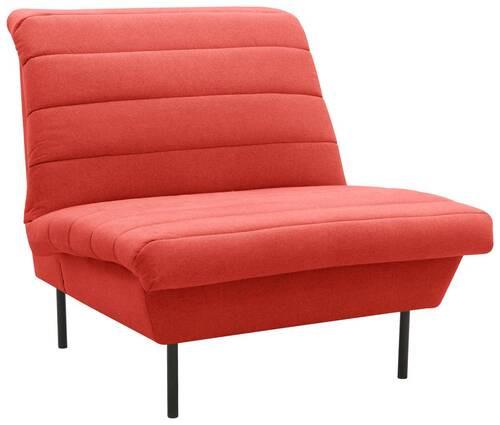 Sessel Looks Ix - Schwarz/Orange, Design, Textil (92/92/103cm) - LOOKS by W.Joop