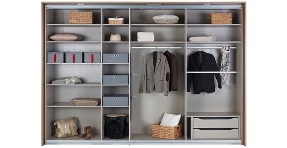 Einlegeböden Universal 3er-Set für Schrank Miami 43x48 cm - Grau, Holzwerkstoff (43/1,6/48cm) - Luca Bessoni