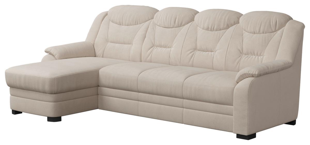 Ecksofa Marcus Beige S: 162x257 cm - Beige, Basics, Textil (162/257cm) - MID.YOU