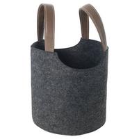 Korbset Malia - Dunkelgrau, KONVENTIONELL, Kunststoff/Textil (21/33cm) - James Wood