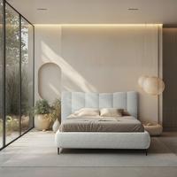 Polsterbett Nook 180x200 Cm Hellgrau - Hellgrau, MODERN, Holz/Holzwerkstoff (180/200cm) - MID.YOU