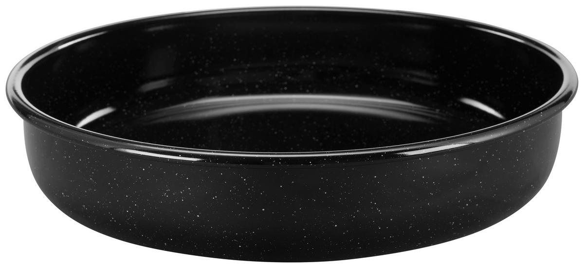 Bratpfanne Profi - Schwarz, Basics, Metall (30/30/6cm) - Kelomat