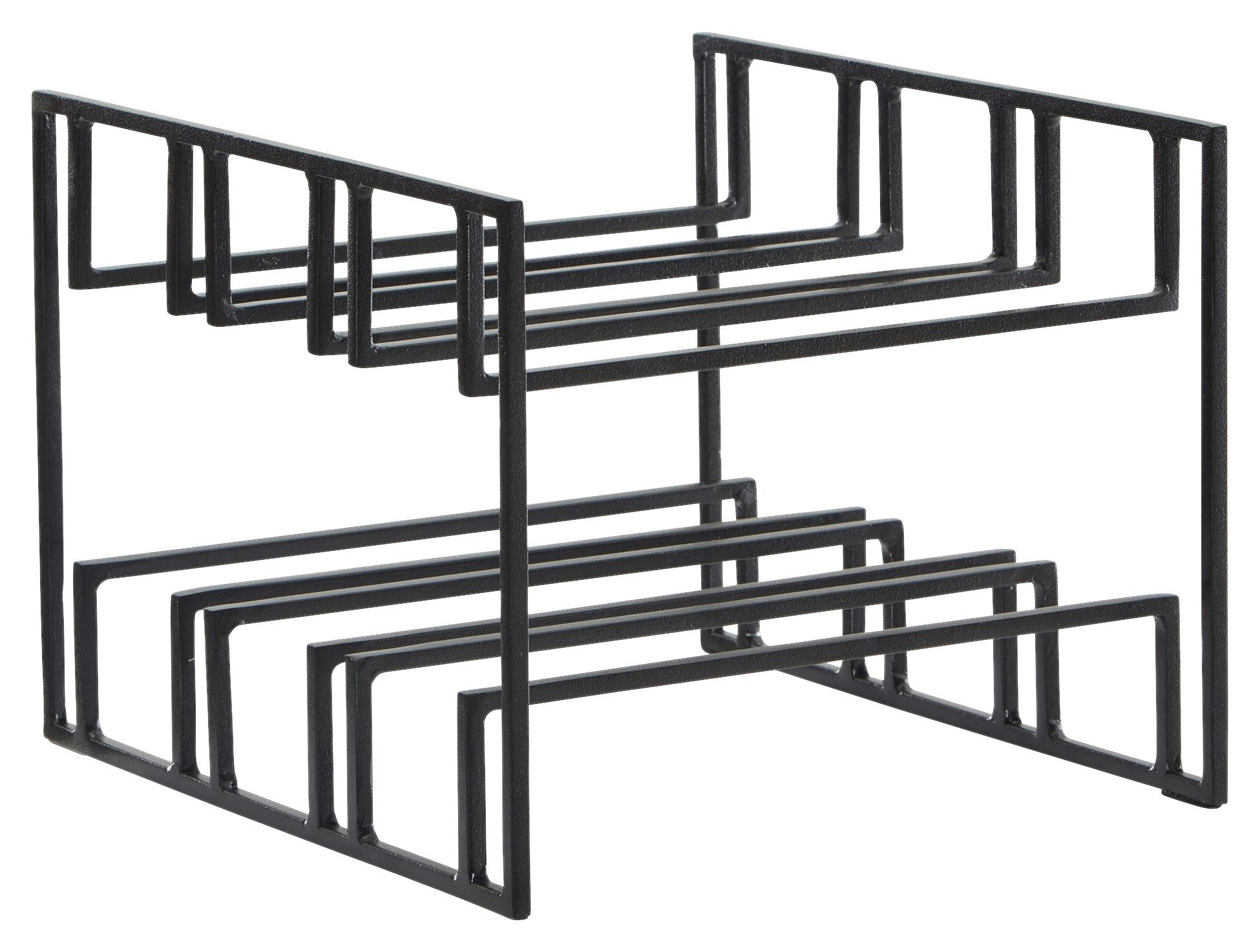 Weinregal Eisen Schwarz für 6 Flaschen Bh 29x21 cm