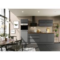 Küchenleerblock Ip3150 - Eiche dunkel/Graphitfarben, Design, Holzwerkstoff (280cm) - Impuls