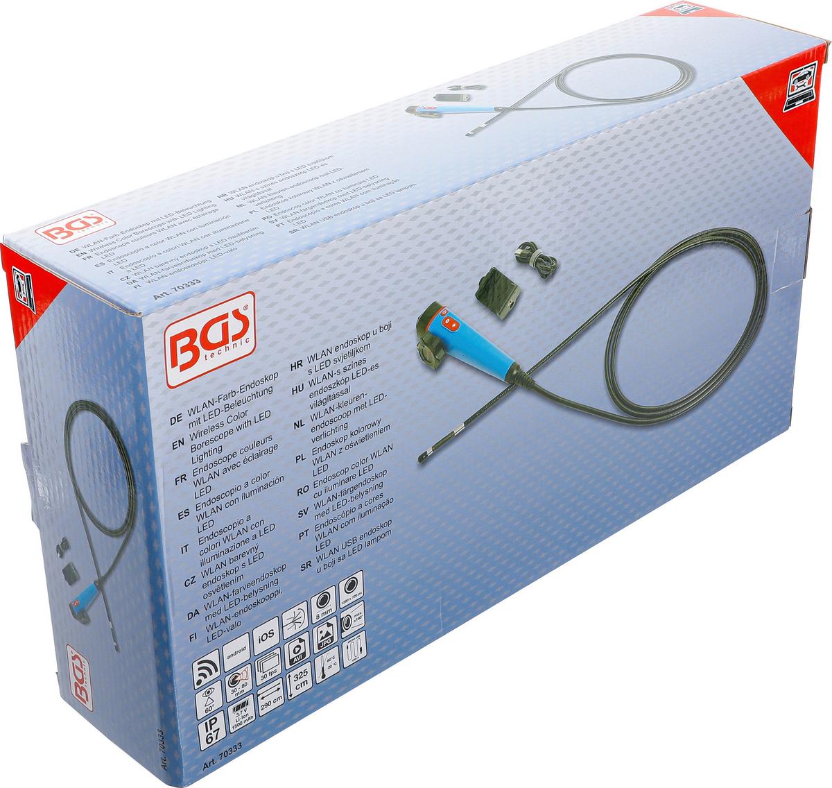 Wlan-Farb-Endoskop 70333 - Blau/Schwarz, Basics (125cm)