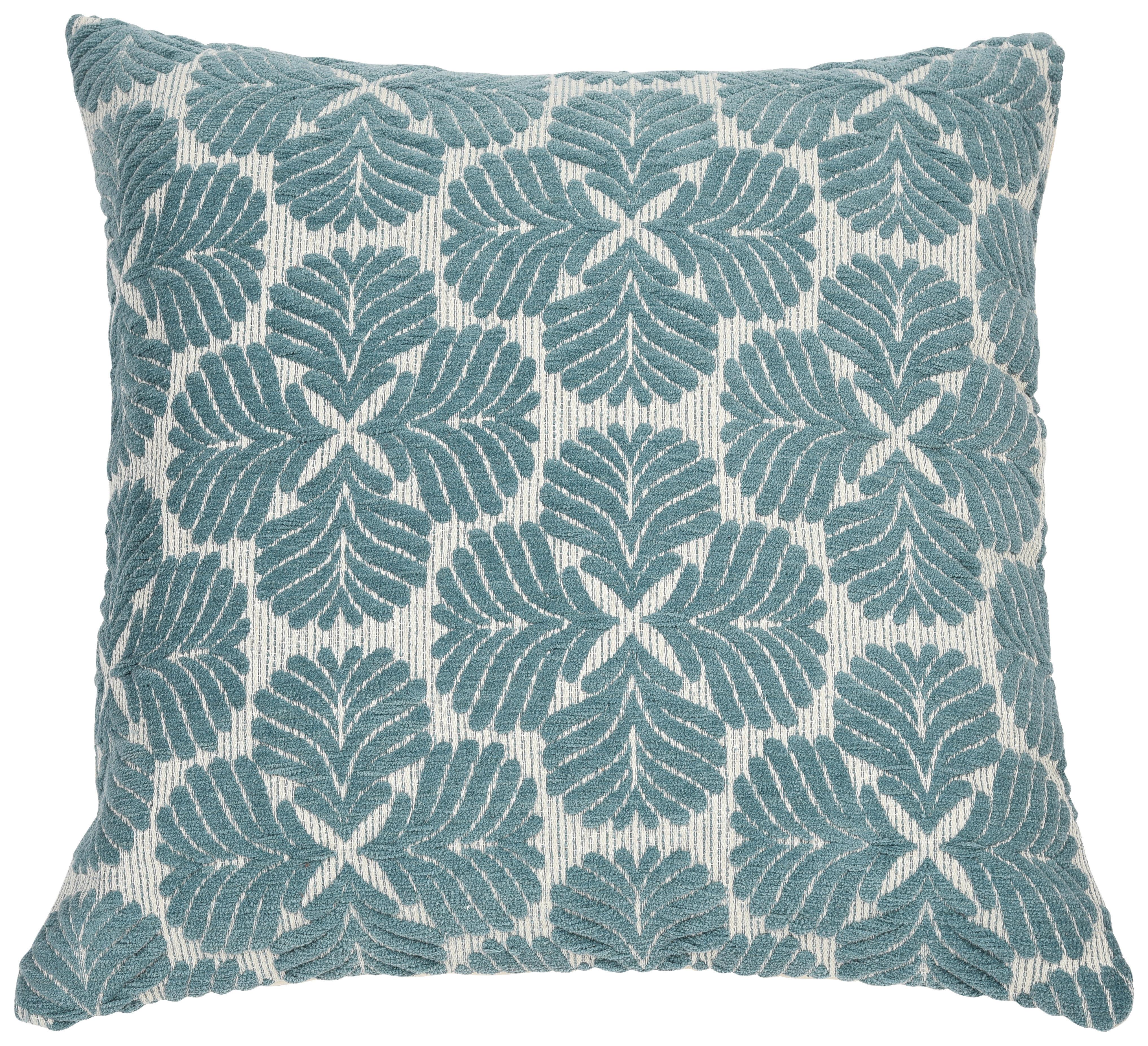 Zierkissen Raffaella 45x45 Cm Polyester Mintgrün Mit Zipp - Mintgrün, MODERN, Textil (45/45cm) - Luca Bessoni