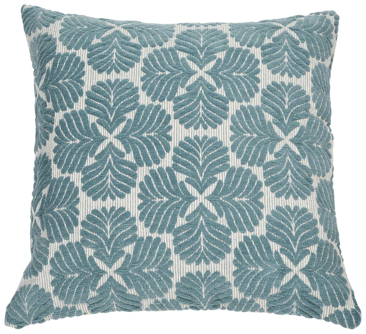 Zierkissen Raffaella 45x45 Cm Polyester Mintgrün Mit Zipp - Mintgrün, MODERN, Textil (45/45cm) - Luca Bessoni