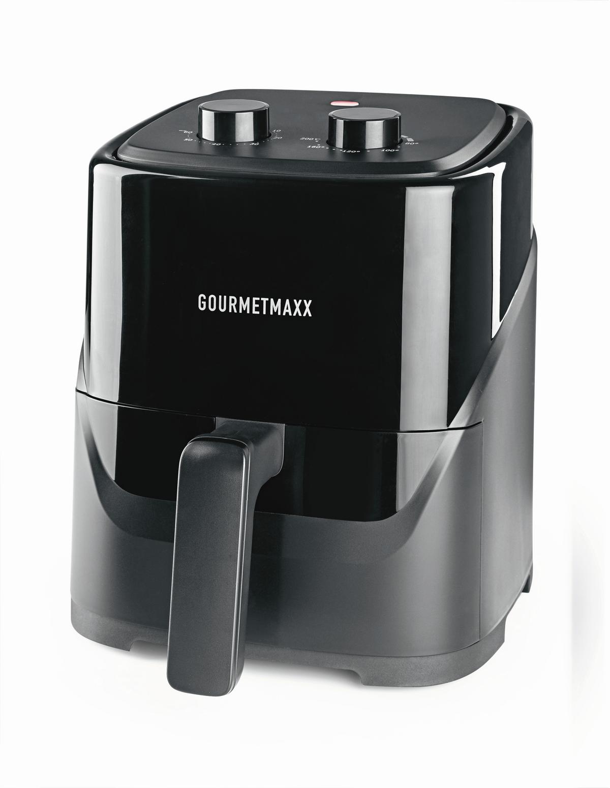 Heißluftfritteuse, 3,2l 19170 Gourmetmaxx - Schwarz, Basics, Kunststoff (34,1/25,4/30cm) - GOURMETMAXX