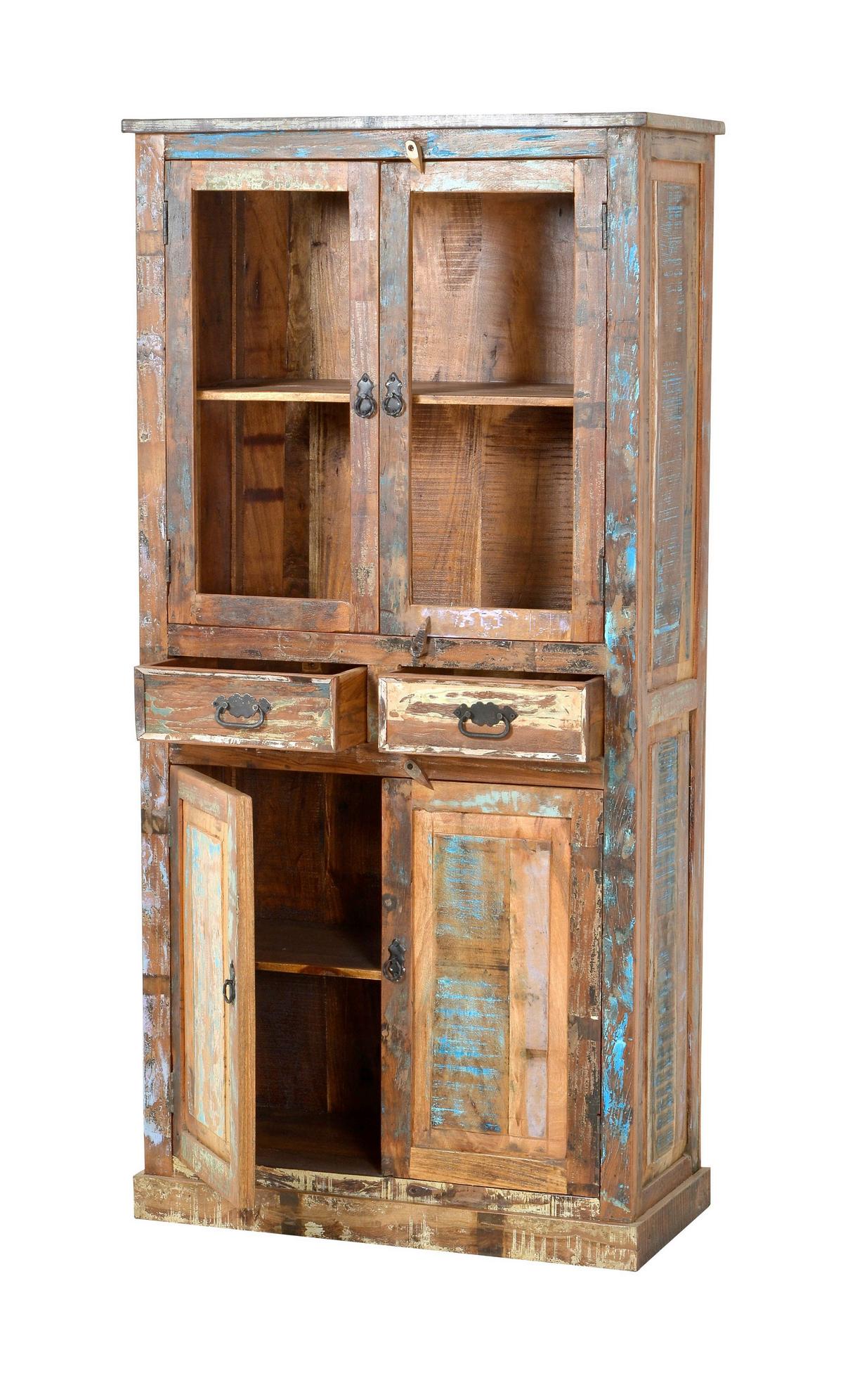 VITRINE Multicolor B: 90cm - Multicolor, Design, Holz (90/180/40cm) - MID.YOU