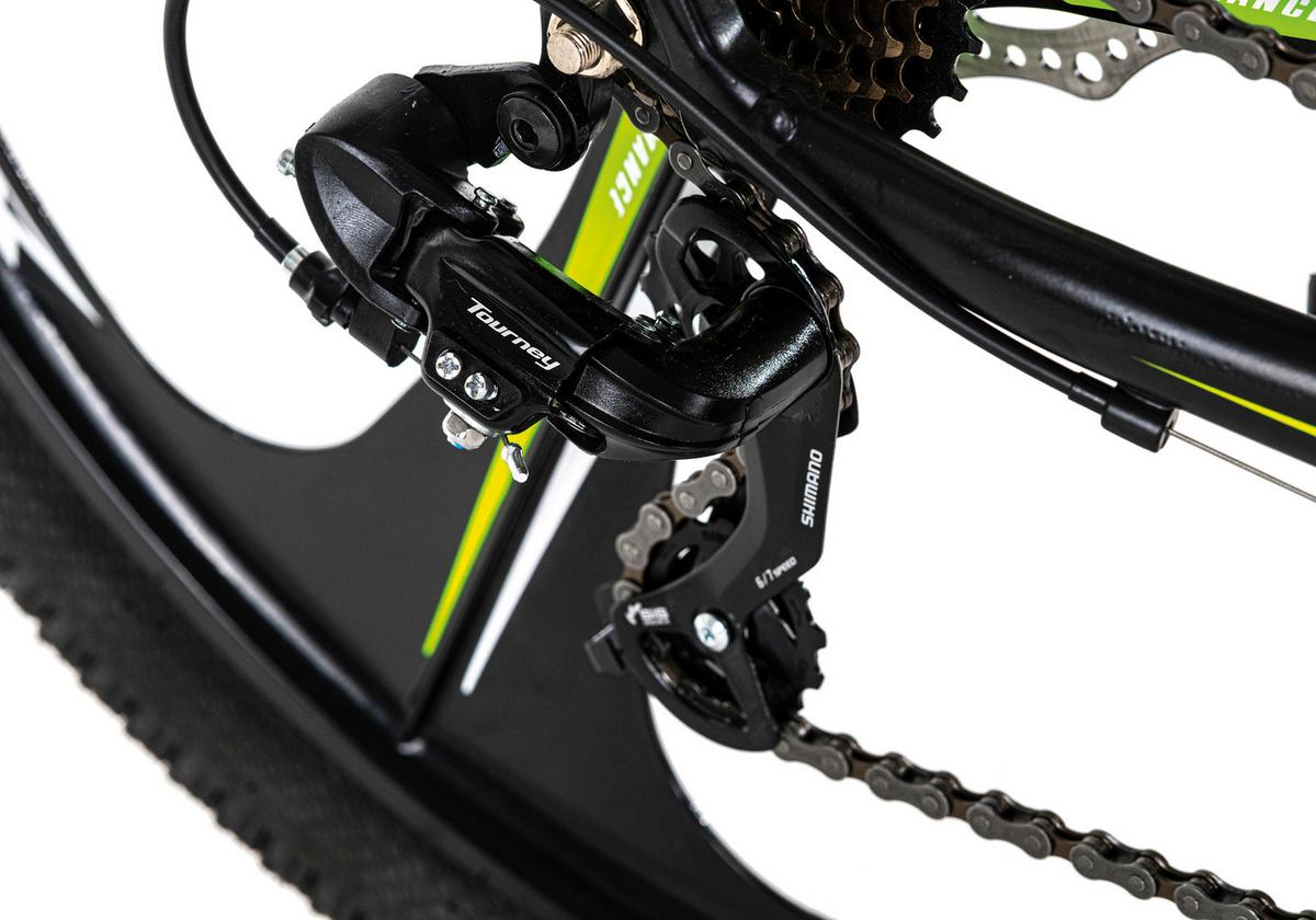 Mountainbike Hardtail 29 Zoll Xplicit 21 Gänge - Schwarz/Grün, Basics, Metall (139/76/21cm) - KS Cycling