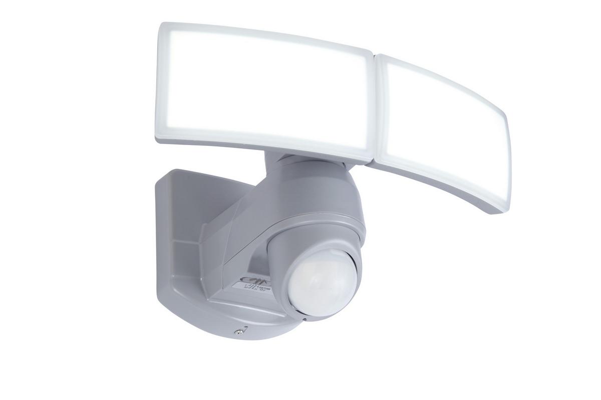 LED-Außenleuchte Arc 13 Watt Kunststoff, Wandmontage - Weiß, Design, Kunststoff (15,60cm)