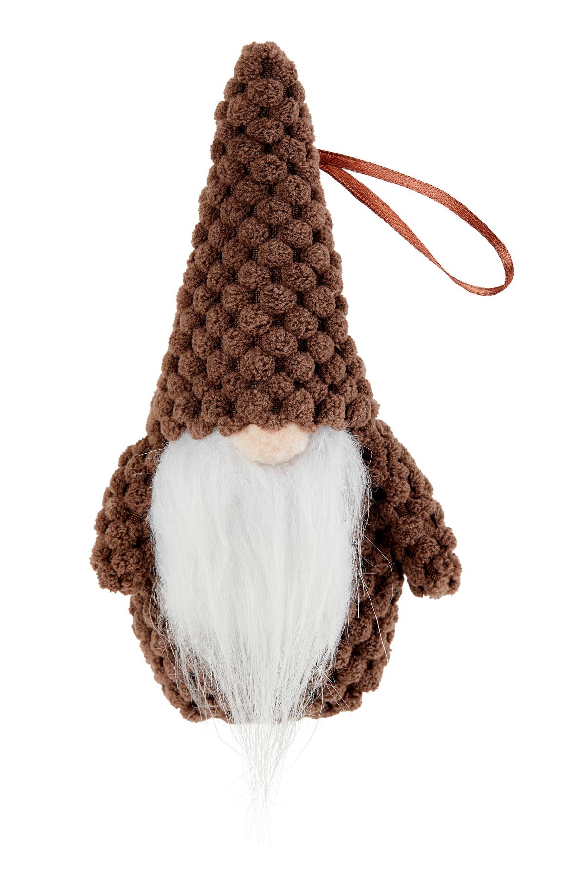 Dekohänger Alex - Hellbraun/Dunkelbraun, KONVENTIONELL, Kunststoff (9/5,5/17cm)