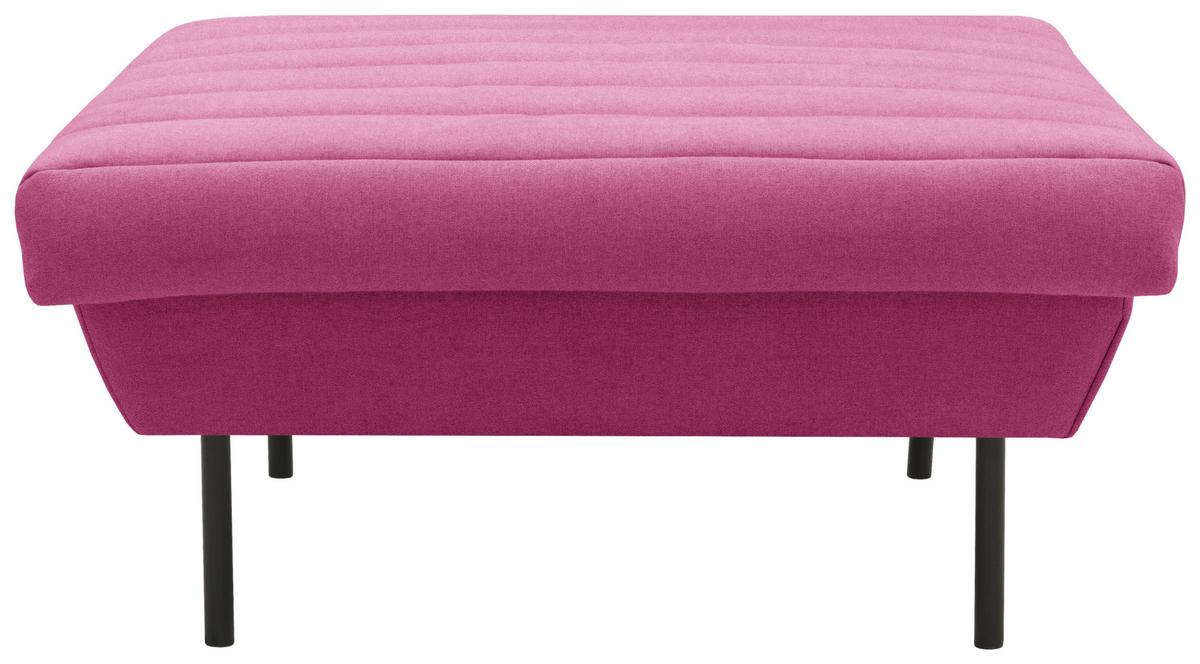Hocker Looks Ix - Schwarz/Rosa, Design, Textil (90/45/105cm) - LOOKS by W.Joop