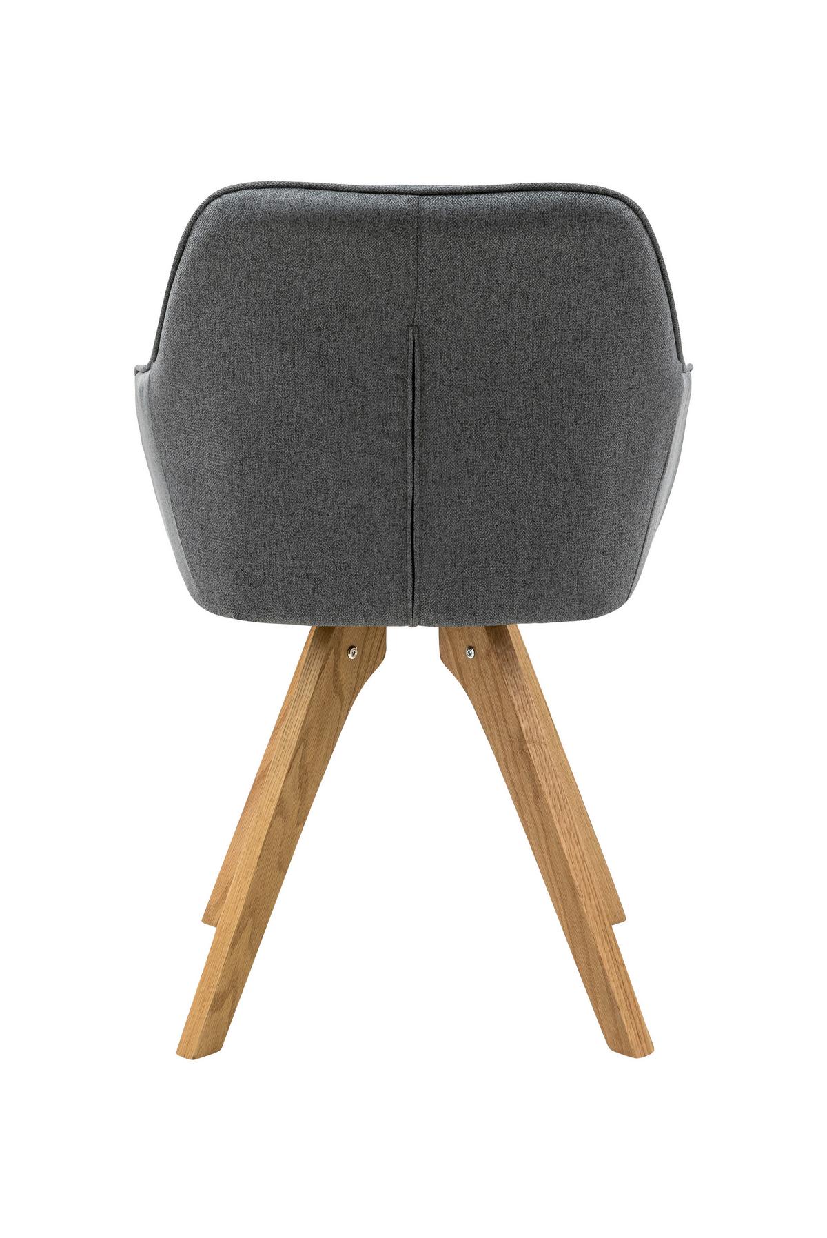 Tischgruppe Weiß/Grau/Naturfarben B: 160cm - Naturfarben/Weiß, MODERN, Holz/Holzwerkstoff (160/90/76cm) - Livetastic