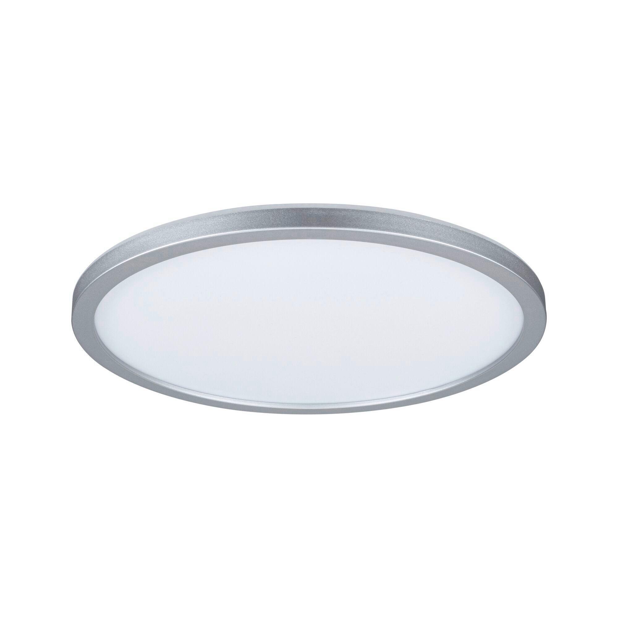 Led-paneel Ø 29,3 Cm Rund - Chromfarben, Basics, Kunststoff (29,3/2,8cm) - Paulmann