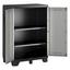 Kunststoffschrank Gear Nieder 68/97/39 cm - Dunkelgrau/Hellgrau, Basics, Kunststoff (68/97/39cm) - Keter Kunststoffschrank Gear Nieder 68/97/39 cm - Dunkelgrau/Hellgrau, Basics, Kunststoff (68/97/39cm) - Keter