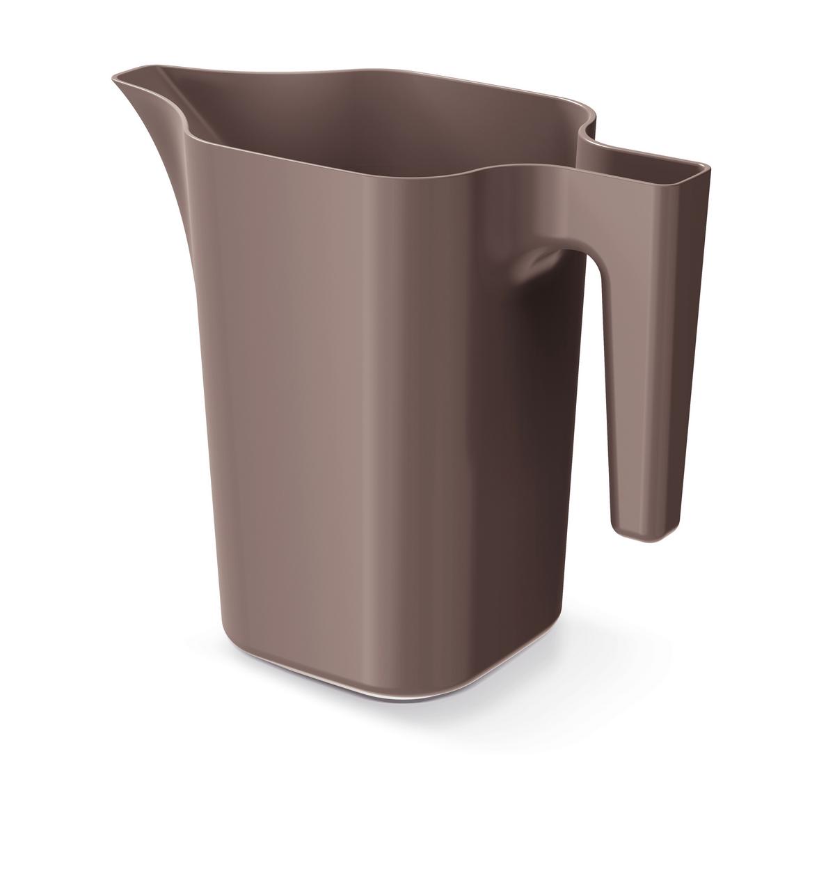 Locsolókanna Mariell - fekete/erdőzöld, Konventionell, műanyag (24/12/20cm) - Luca Bessoni