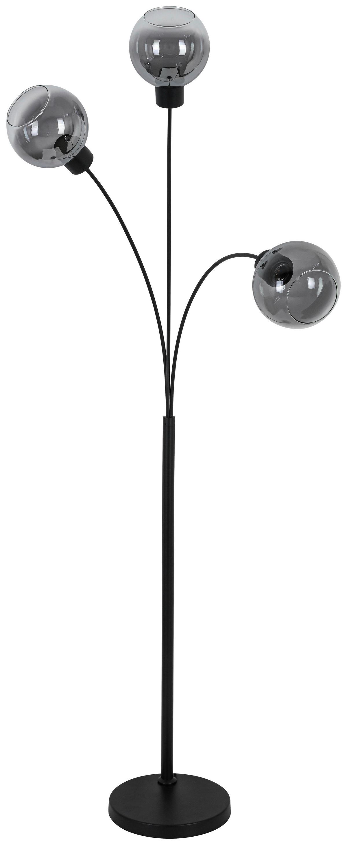 STOJACÍ LAMPA GITTI - černá, Moderní, kov/plast (63/160cm) - Mömax