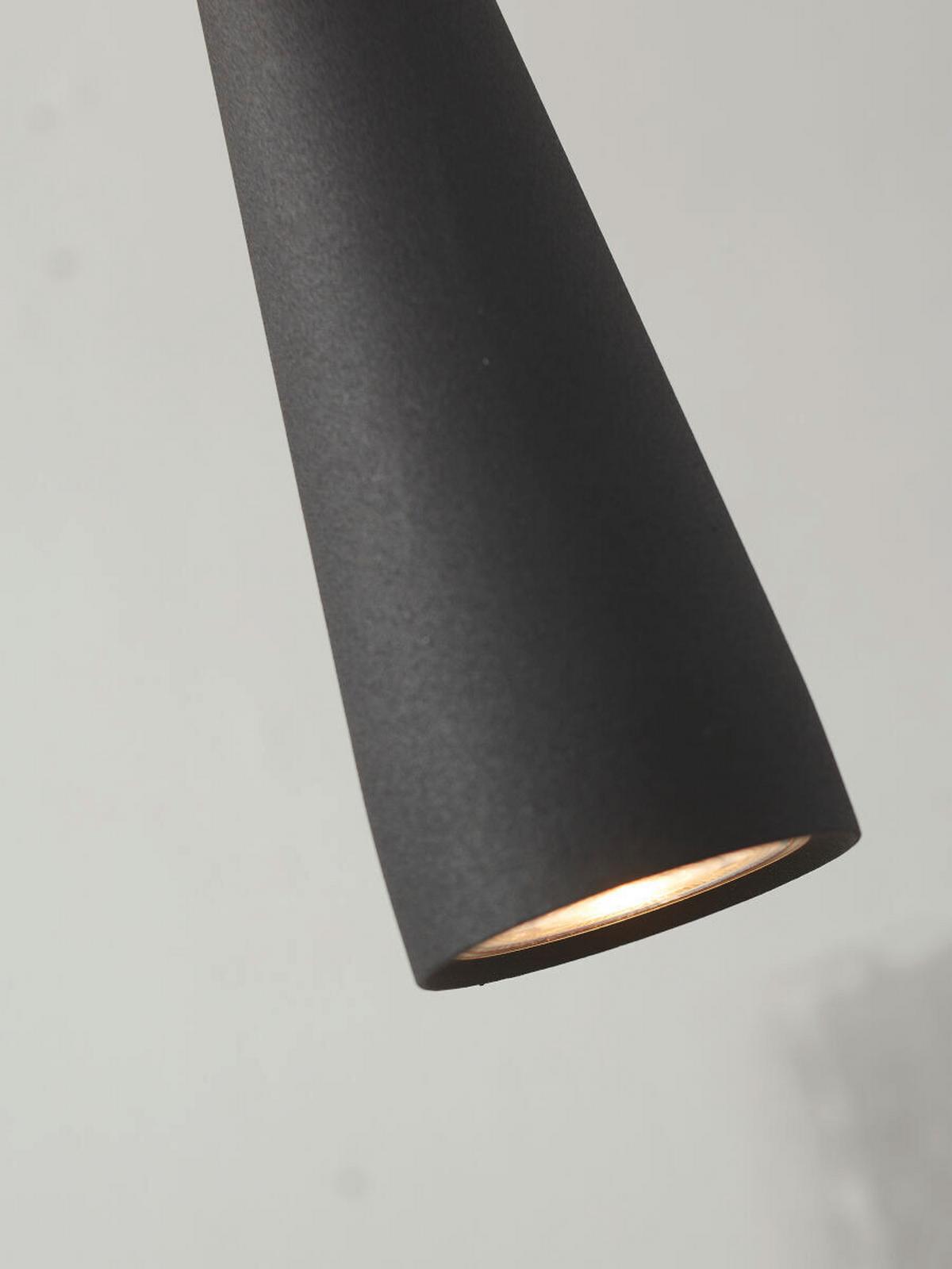 Hängeleuchte Bordeaux - Schwarz, Trend, Metall (6/26cm) - It's about Romi