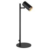 LED-Tischleuchte 3000k, 6w - Schwarzchrom/Schwarz, Design, Kunststoff/Metall (13/35,5cm) - Globo