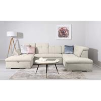 Wohnlandschaft Ramzes Beige U: 173x328x215 cm - Beige/Grau, Design, Textil (173/328/215cm) - MID.YOU