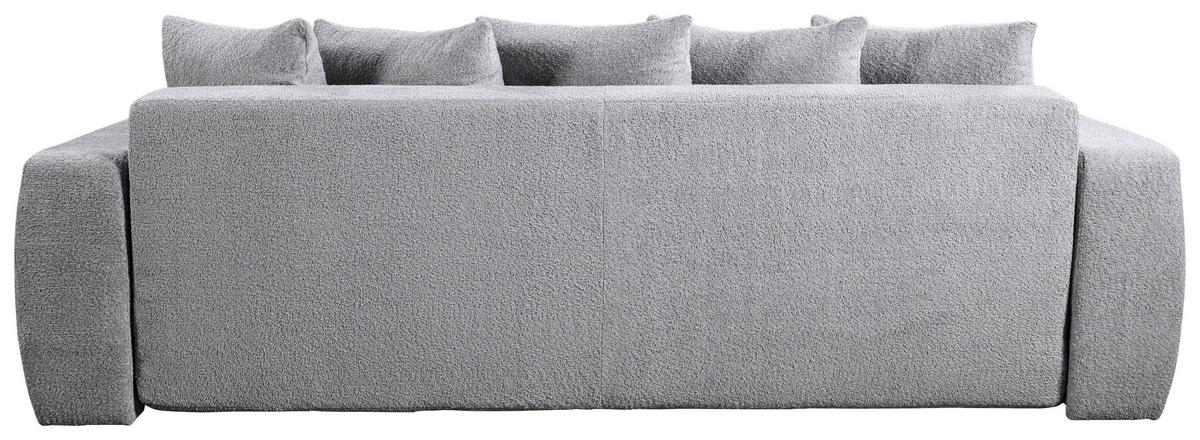 Schlafsofa Cloud Grau B: 250 cm - Schwarz/Grau, Basics, Textil (250/86/140cm) - Livetastic