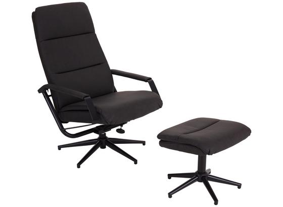 Tv Křeslo Brisbane - černá/antracitová, Moderní, kov/textil (65/107/79-111cm) - Luca Bessoni Tv Křeslo Brisbane - černá/antracitová, Moderní, kov/textil (65/107/79-111cm) - Luca Bessoni