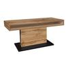 Couchtisch Lift Eiche Artisan/Schwarz B: 110cm - Eiche Wotan/Schwarz, Design, Holzwerkstoff/Metall (110/58-77/60cm) - MID.YOU