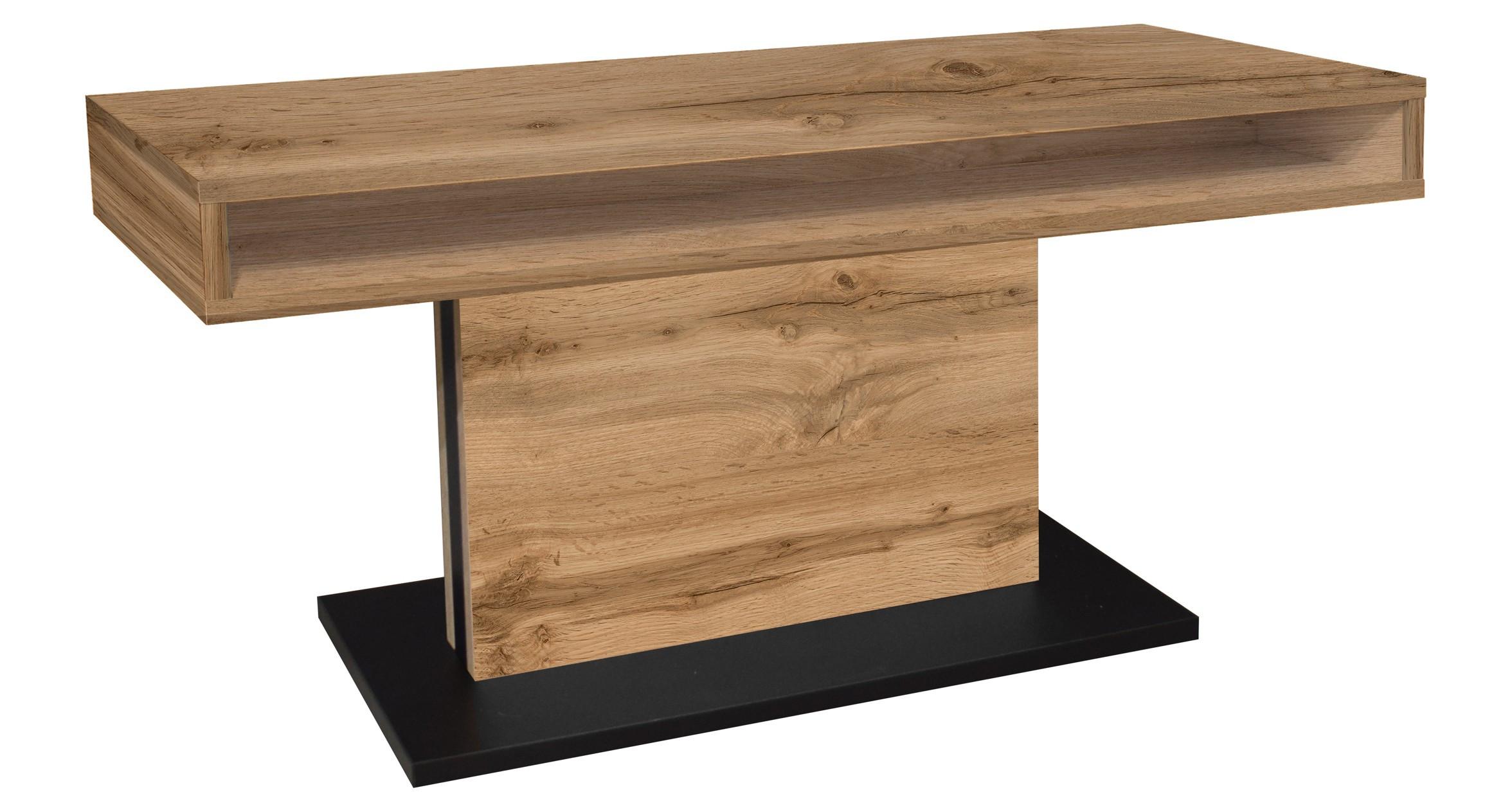 Couchtisch Lift Eiche Artisan/Schwarz B: 110cm