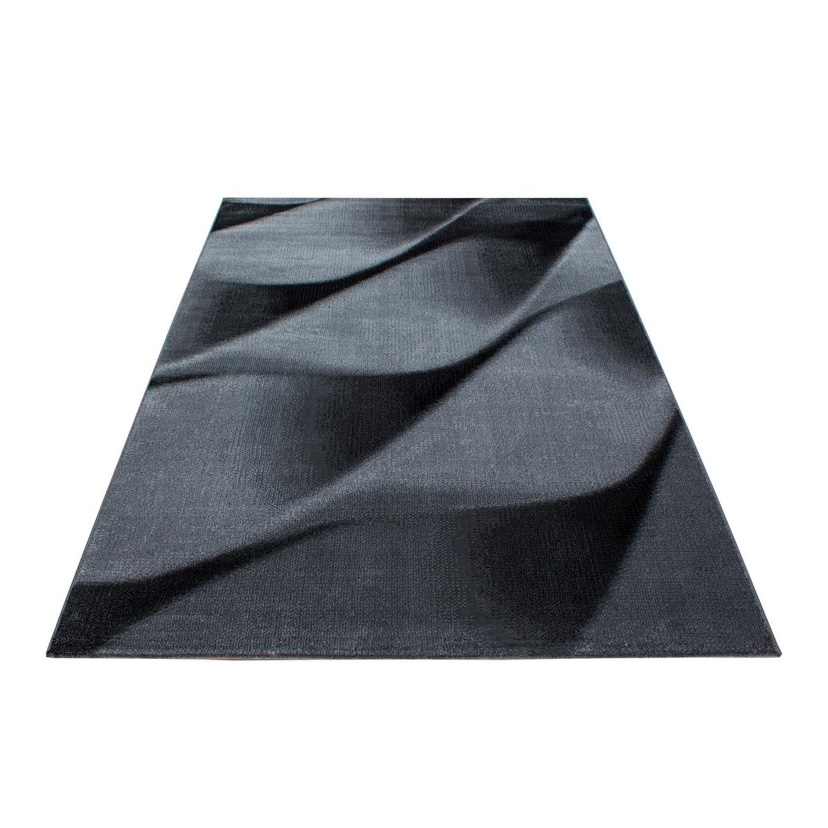 Flachwebteppich Parma - Schwarz, Design, Textil (240/340cm) - Novel