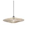 Hängeleuchte Zanzibar/H/5514/W - Weiß, Trend, Naturmaterialien (55/14cm) - Good & Mojo