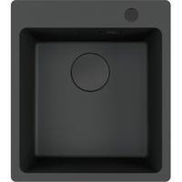Spüle Maris Mrg 610-39 A - Schwarz, MODERN, Stein (40/39/20cm) - Franke