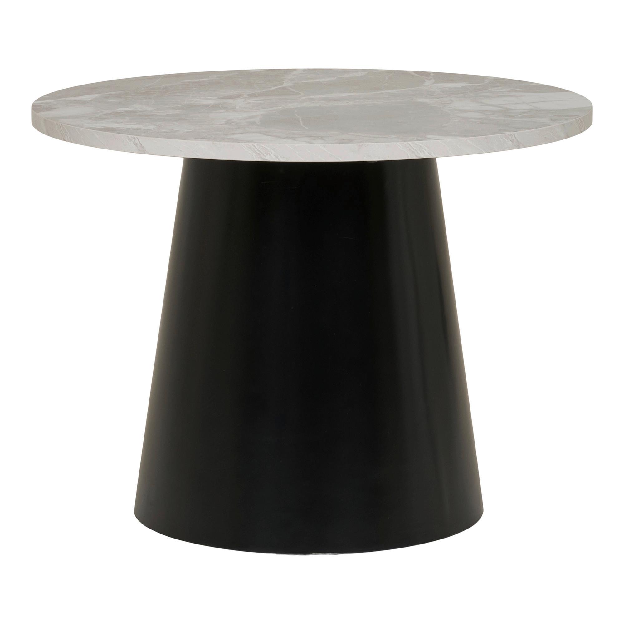 Couchtisch Brito Greige B: 60cm - Greige/Schwarz, Design, Holzwerkstoff (60/60/45cm) - MID.YOU