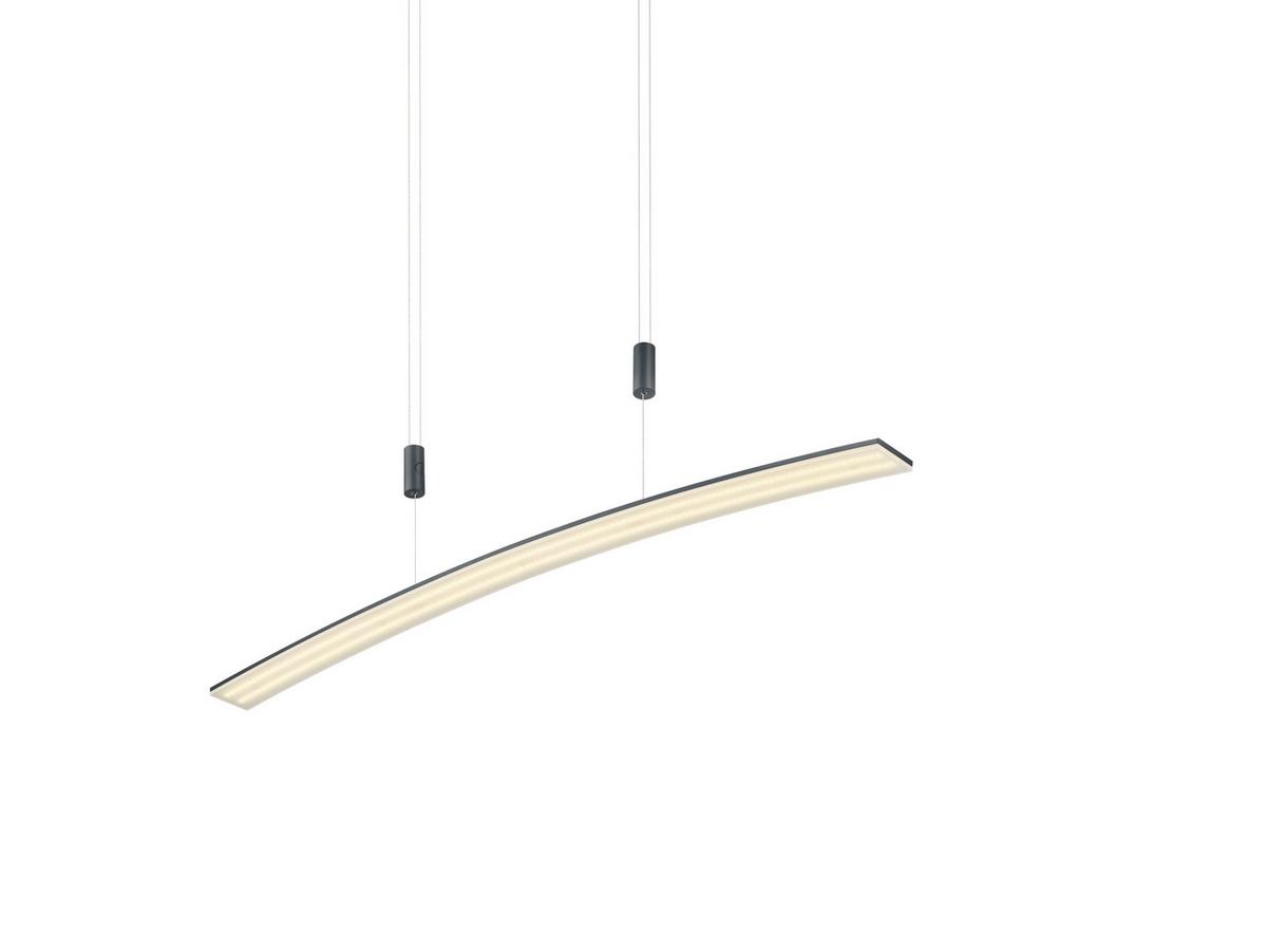 Led-hängeleuchte 20446/1-39 - Anthrazit, Design, Kunststoff/Metall (100/6cm) - Hell