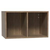 Wandregal Las Vegas Eiche Dunkel Dekor B: 60 cm - Eiche dunkel, MODERN, Holzwerkstoff (60/36/37cm) - Vertico