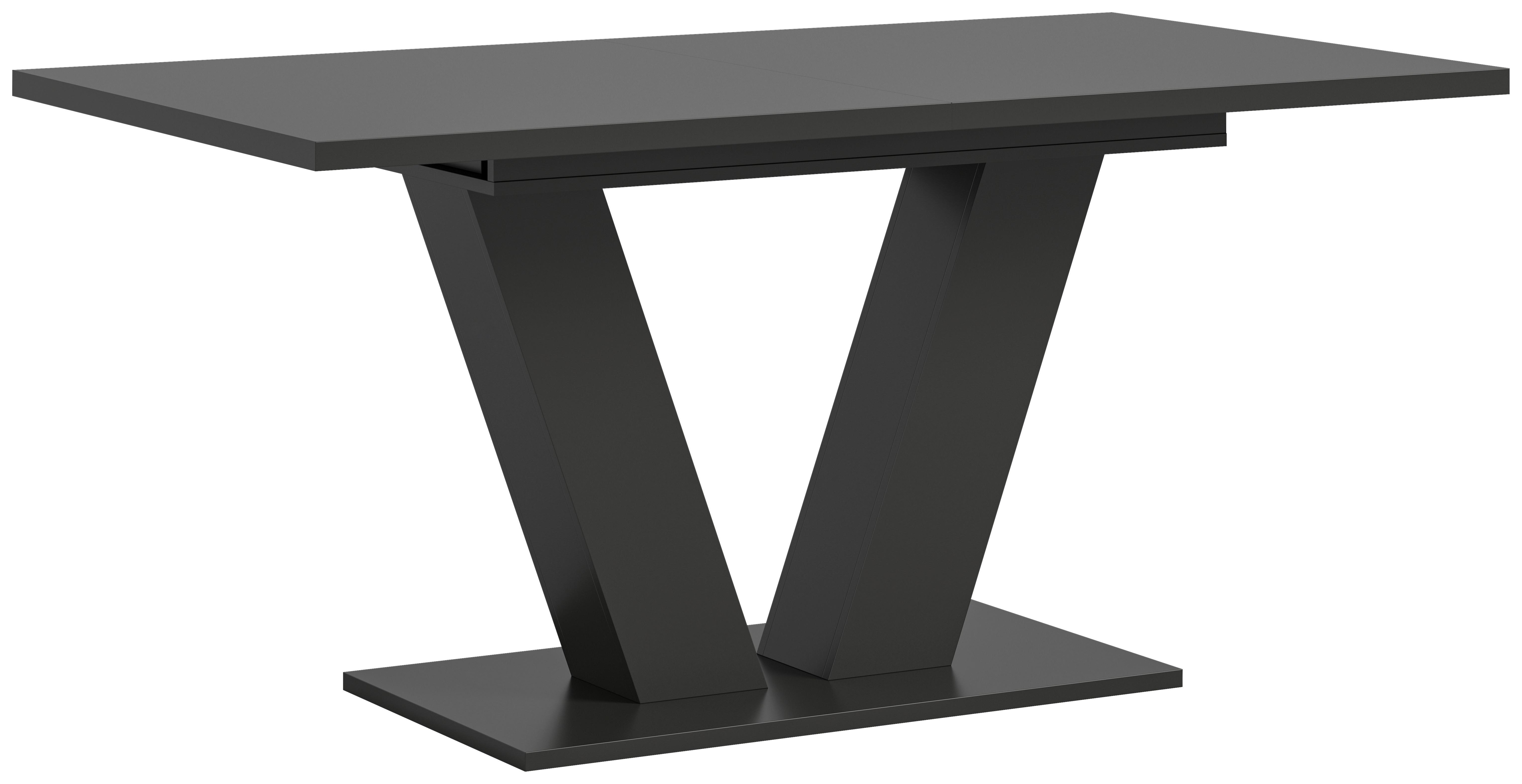 Ausziehtisch Marlon 150 AZ grau auf 190 cm ausziehbar - Grau, Trend, Holzwerkstoff (150-190/90/75cm) - MID.YOU