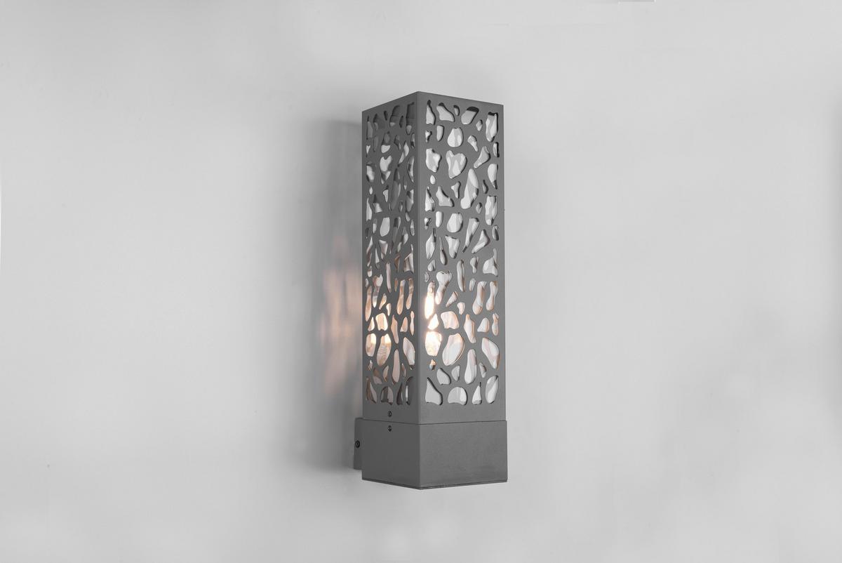 Wandleuchte Cooper 1-flammig Outdoor - Anthrazit, LIFESTYLE, Metall (14/36/10cm) - Trio Leuchten