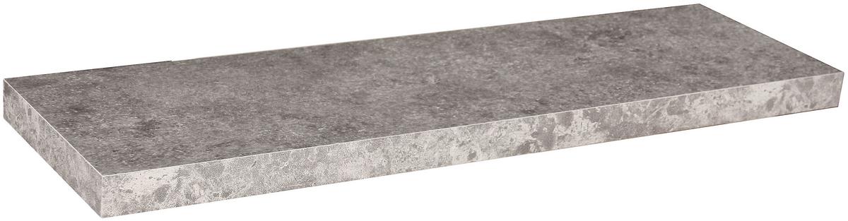 Wandboard Simple B: 80 cm Betonoptik - MODERN, Holzwerkstoff (80/3,8/23,5cm)