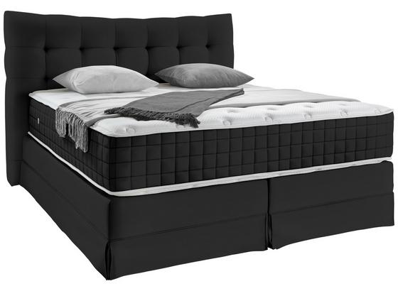 Boxspringbett Domino ca.200/220cm, Schwarz - Schwarz, KONVENTIONELL, Holz (200/220cm) - James Wood Boxspringbett Domino ca.200/220cm, Schwarz - Schwarz, KONVENTIONELL, Holz (200/220cm) - James Wood