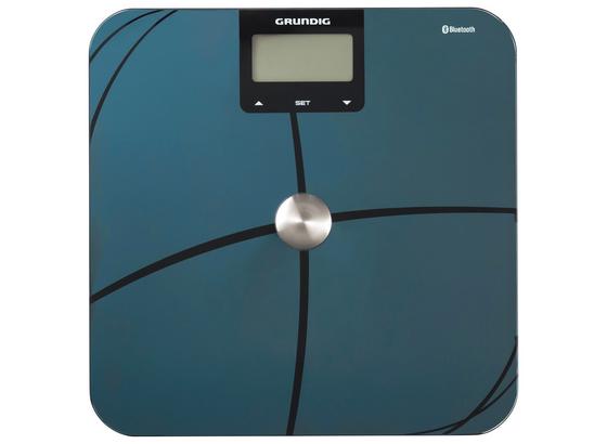 Grundig Körperfettwaage mit Bluetooth - Dunkelblau, MODERN, Kunststoff - Grundig Grundig Körperfettwaage mit Bluetooth - Dunkelblau, MODERN, Kunststoff - Grundig