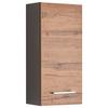 Hängeschrank Paris Eiche Wotan/Weiß B: 30 cm - Eiche Wotan/Graphitfarben, MODERN, Holzwerkstoff (30/64/20cm) - Held